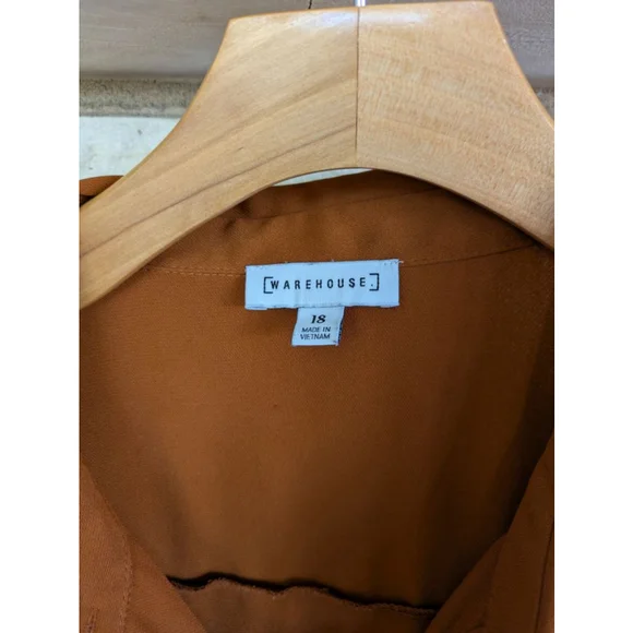 Women's Warehouse Dress Size 18 Brown - Picture 2 of 4